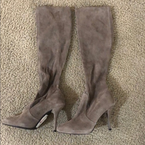 stuart weitzman grey boots
